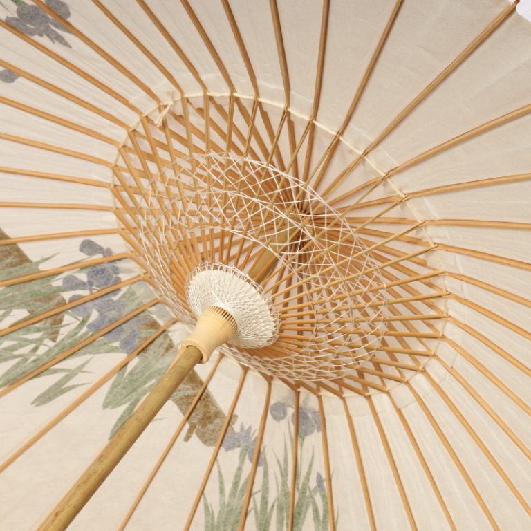 Parapluie Japonais Traditionnel YAMAMOTO - Papier Washi & Bambou - Rouge - Fait Main Au Japon - Neuf Avec étiquettes