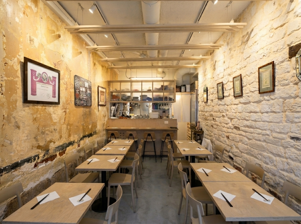 Intérieur restaurant Chez Miki